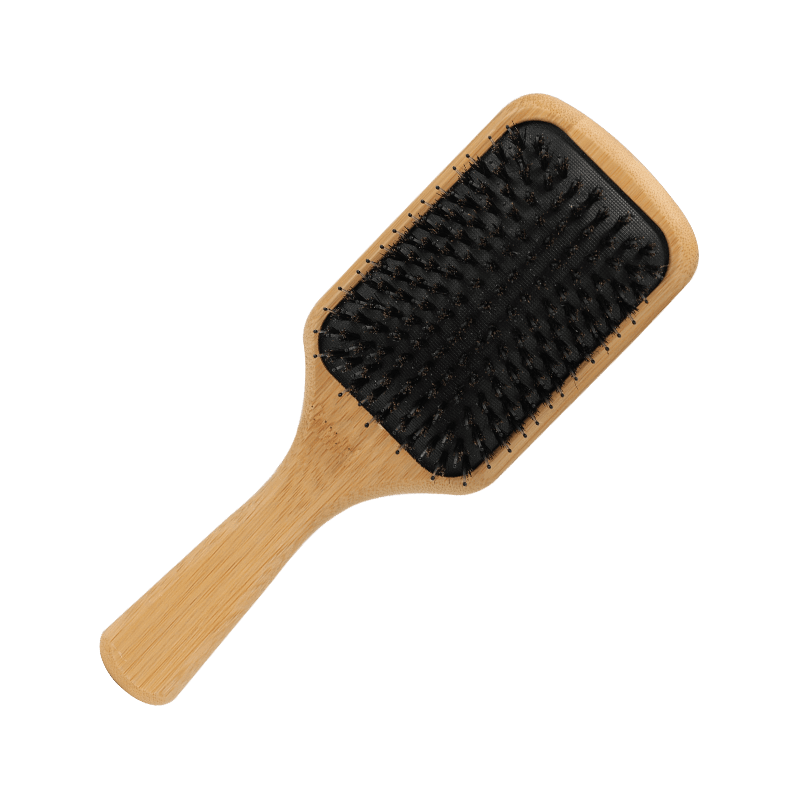 Brosse de massage avec coussin d'air en bambou naturel