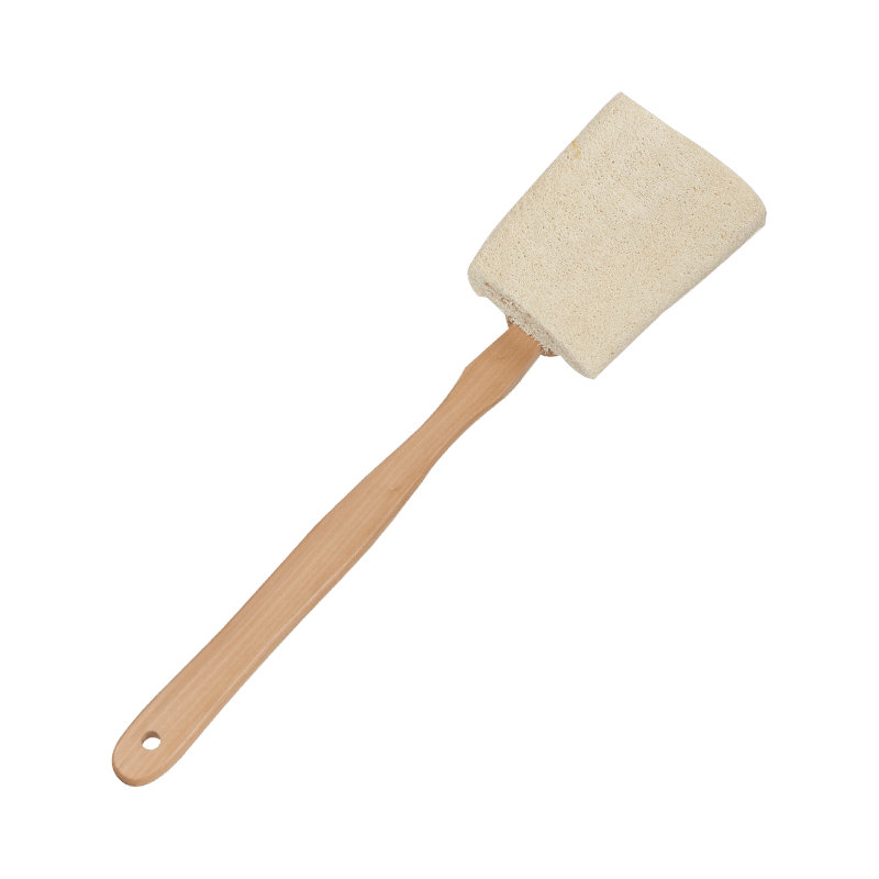 Brosse exfoliante naturelle en luffa pour le bain