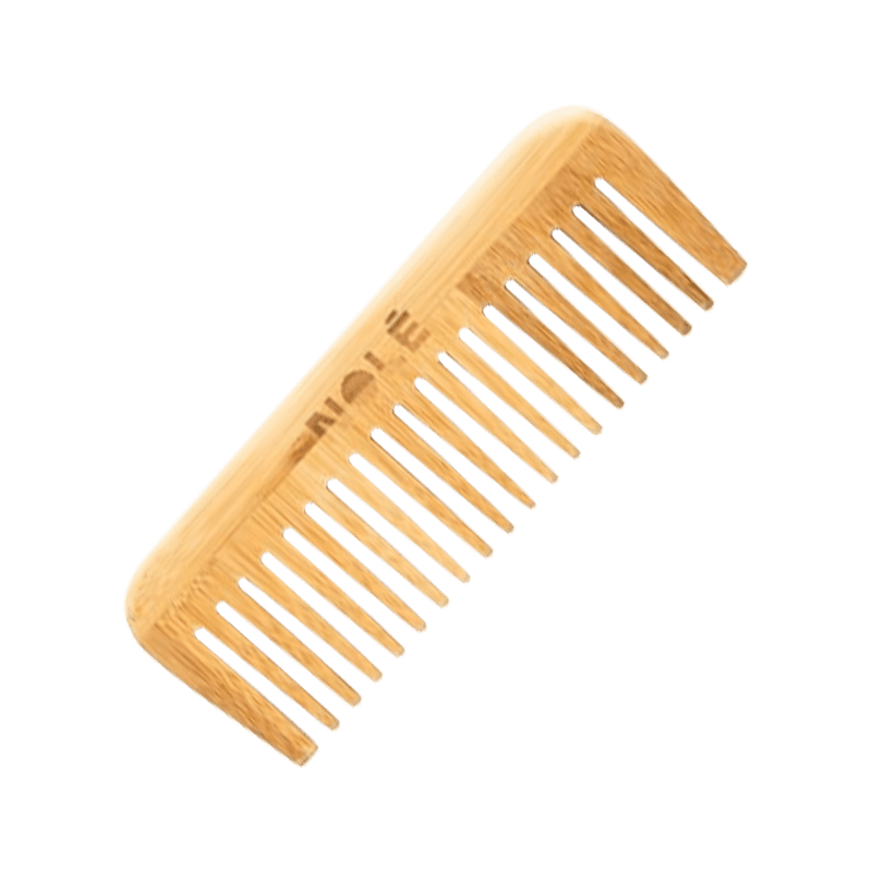 Brosse à cheveux plate à picots en bois