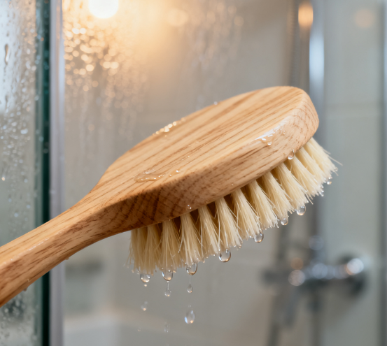 Comment utiliser une brosse de bain en bois pour une peau plus saine ?