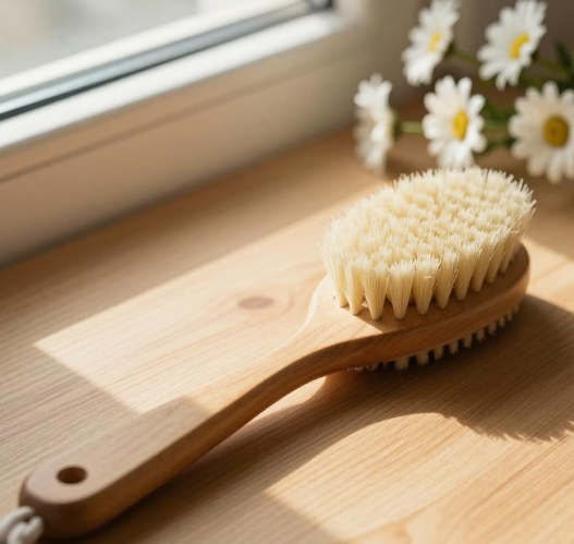Bienfaits du brossage à sec du corps : exfoliation, santé lymphatique et technique